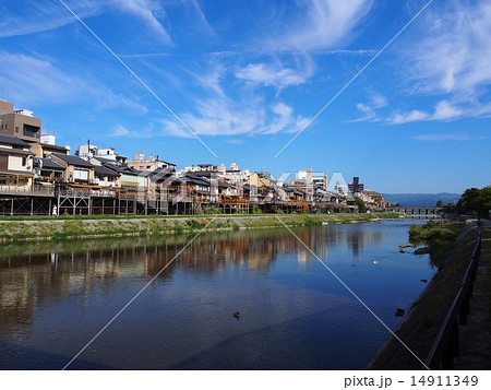 京都鴨川の風景 14911349
