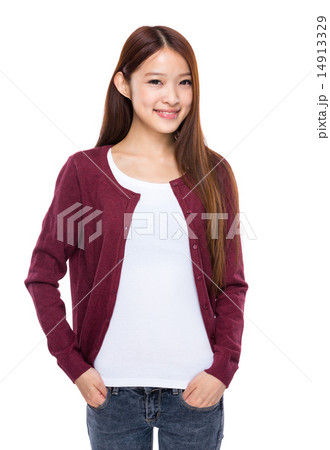 Asian young woman portrait 14913329