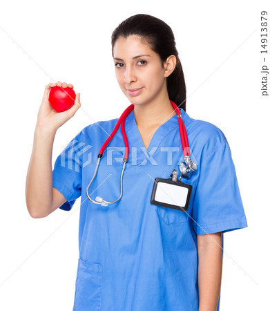 Doctor hold with heart ball Doctor hold with heart ball 14913879