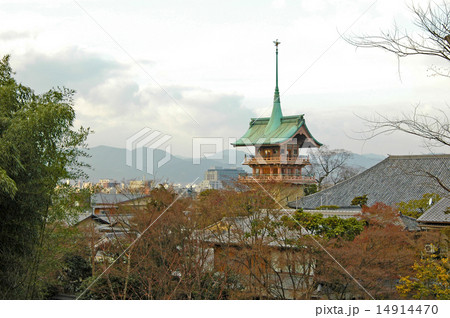 大雲院祇園閣と京都の街並み 大雲院祇園閣と京都の街並み 14914470