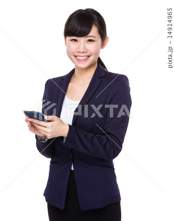 asia business woman use mobile phone asia business woman use mobile phone 14914965