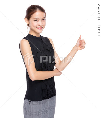 Businesswoman with thumb up Businesswoman with thumb up 14915952