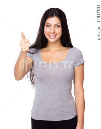 Woman with thumb up Woman with thumb up 14917351