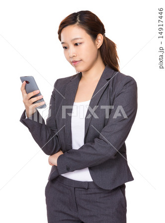 Businesswoman hold with mobile phone Businesswoman hold with mobile phone 14917446