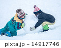 雪遊び 雪遊び 14917746