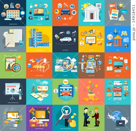 Set of business concepts on banners Set of business concepts on banners 14918451