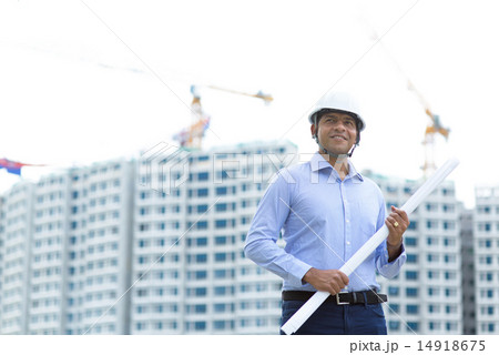 Successful Indian contraction engineer 14918675