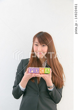 PDCA ビジネス　積み木 14920461