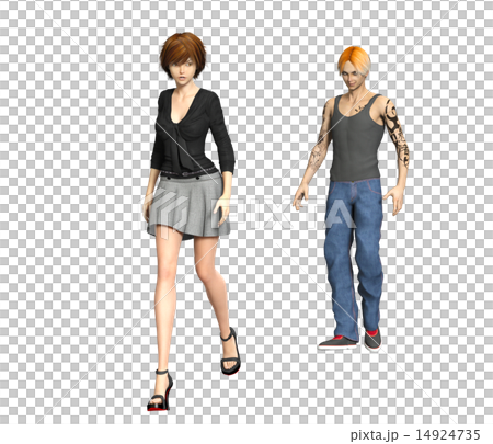 ストーカーイメージ　３DCGイラスト素材 14924735