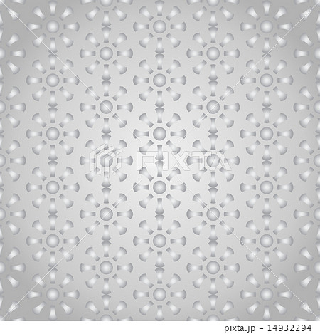 Silver Retro Bone and Circle Pattern on Pastel Silver Retro Bone and Circle Pattern on Pastel 14932294