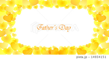 父の日　ハート　フレーム 14934151