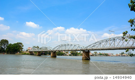 Old railway bridge in Vietnam Old railway bridge in Vietnam 14934940