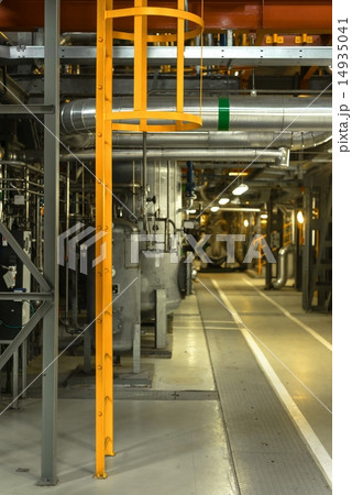 Ladder in industrial interior 14935041
