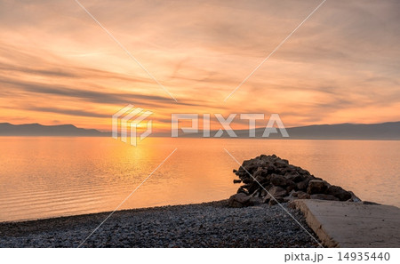 Scenic view of a small island Scenic view of a small island 14935440