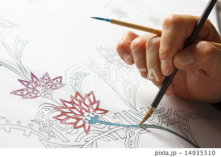 手描き友禅 手描き友禅 14935510