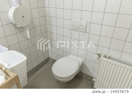 Opened door with toilet Opened door with toilet 14935679