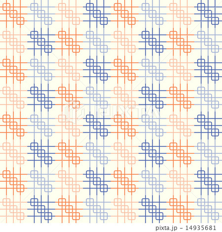 Blue and Orange Rounded Corner and Line Pattern Blue and Orange Rounded Corner and Line Pattern 14935681
