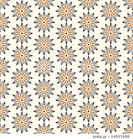 Brown Abstract Blossom and Arrow Shape Seamless Brown Abstract Blossom and Arrow Shape Seamless 14935686