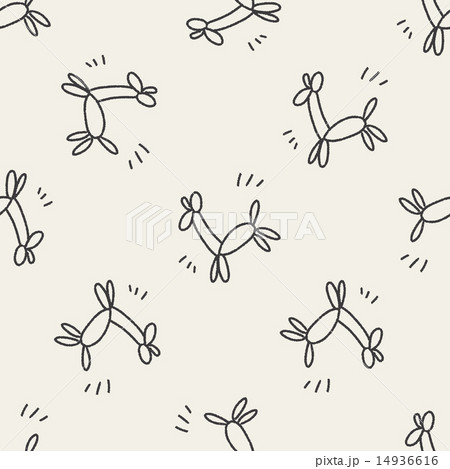 doodle balloon seamless pattern background 14936616