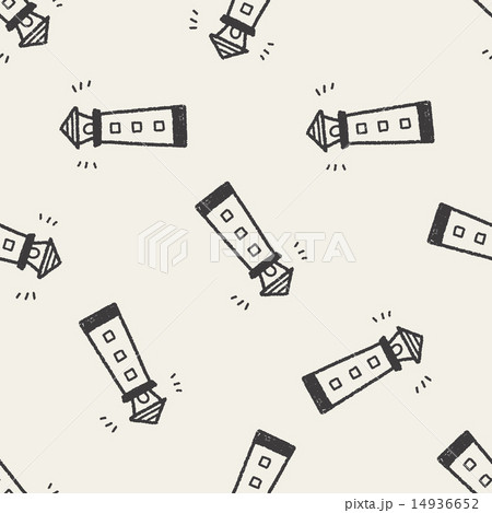 doodle house seamless pattern background 14936652