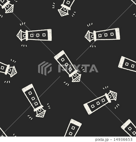doodle house seamless pattern background 14936653