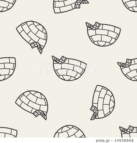 doodle house seamless pattern background 14936668