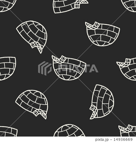 doodle house seamless pattern background 14936669