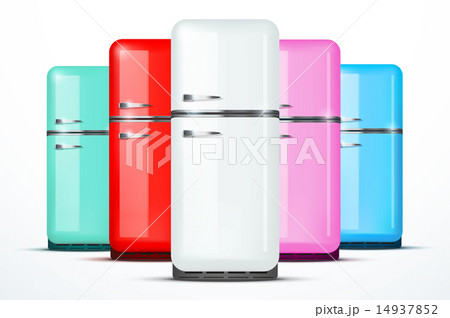 Set of Fridge refrigerator. Vector isolated on white background Set of Fridge refrigerator. Vector isolated on white background 14937852