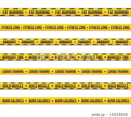 Sport line and tapes. Vector illustration. 14938008