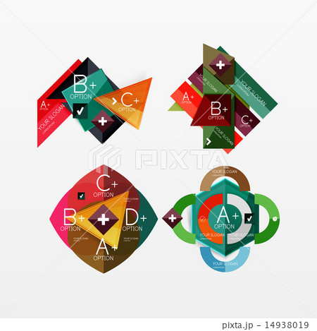 Paper graphics infographic web layouts 14938019