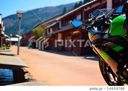 バイクと宿場 14939786