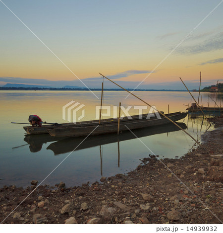 Fishing boats at the Mekong River Fishing boats at the Mekong River 14939932
