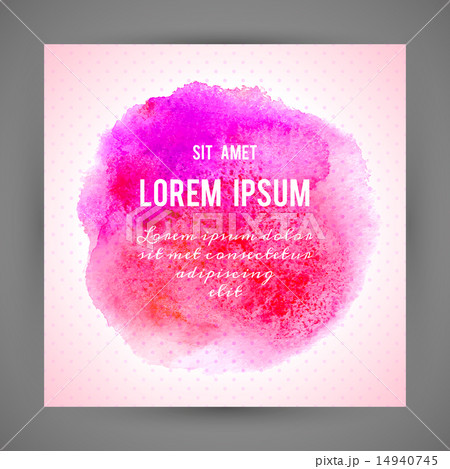 Designed abstract watercolor background, design element. 14940745