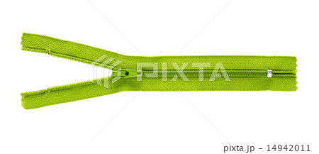 yellow zipper isolated on white 14942011