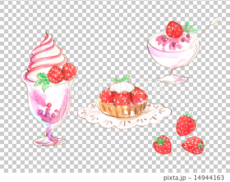 Strawberries Strawberry Desert Fruit Sweet Fruit Fruit Yogurt Blueberry Ice Cream Eye 14944163