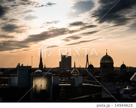 Panorama of Riga from one the buildings Panorama of Riga from one the buildings 14944628