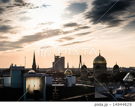 Panorama of Riga from one the buildings Panorama of Riga from one the buildings 14944629