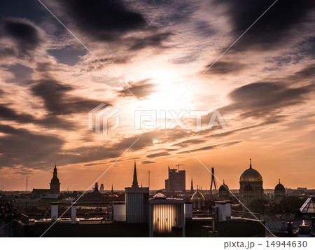 Panorama of Riga from one the buildings Panorama of Riga from one the buildings 14944630