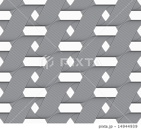 Ribbons forming horizontal overlapping loops 14944939