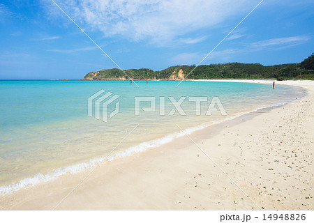 沖縄のビーチ・イブバマ 14948826