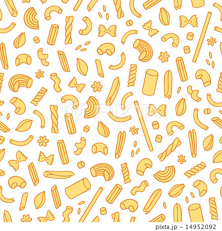 Different types of pasta seamless pattern 14952092