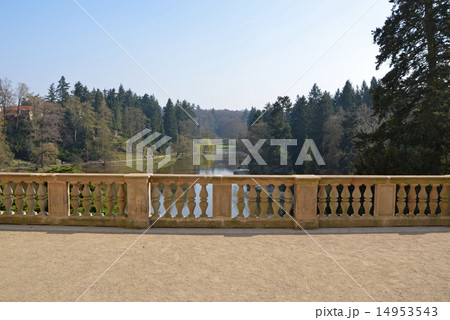 Pruhonice castle park, Czech republic 14953543