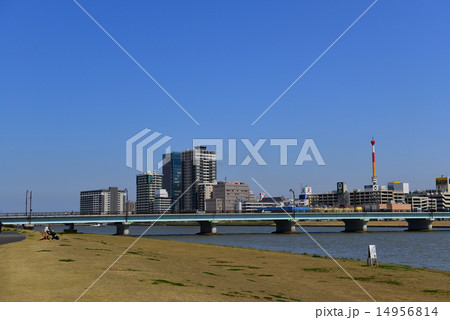 信濃川とやすらぎ堤 14956814