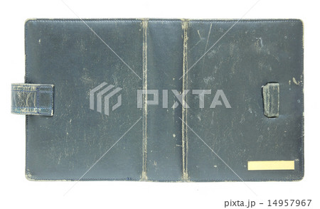 black old book cover isolated on white black old book cover isolated on white 14957967