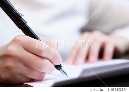 Woman working with documents Woman working with documents 14958339