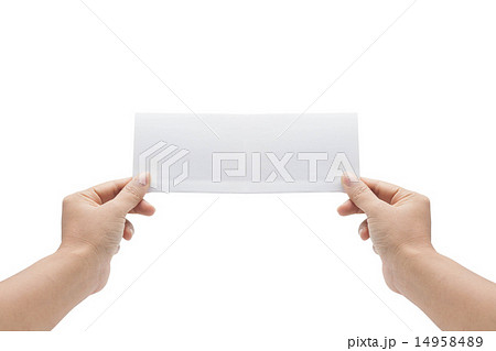 blank cards in a hand isolated on white background blank cards in a hand isolated on white background 14958489