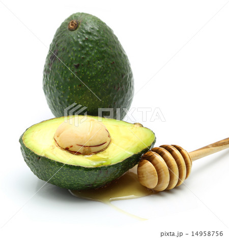 Avocado with honey dripping 14958756