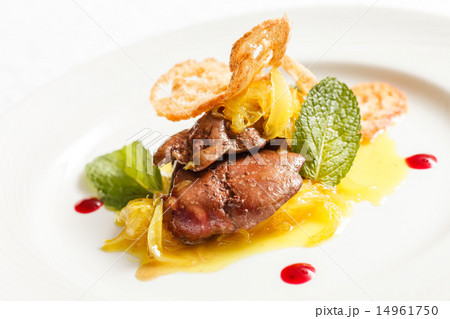 foie gras with sauce 14961750