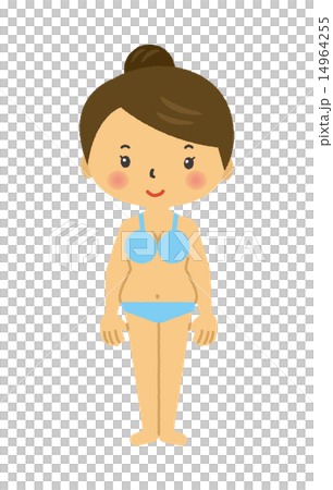 メタボな女性 メタボな女性 14964255