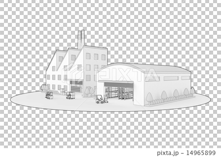 Factory and warehouse Factory and warehouse 14965899